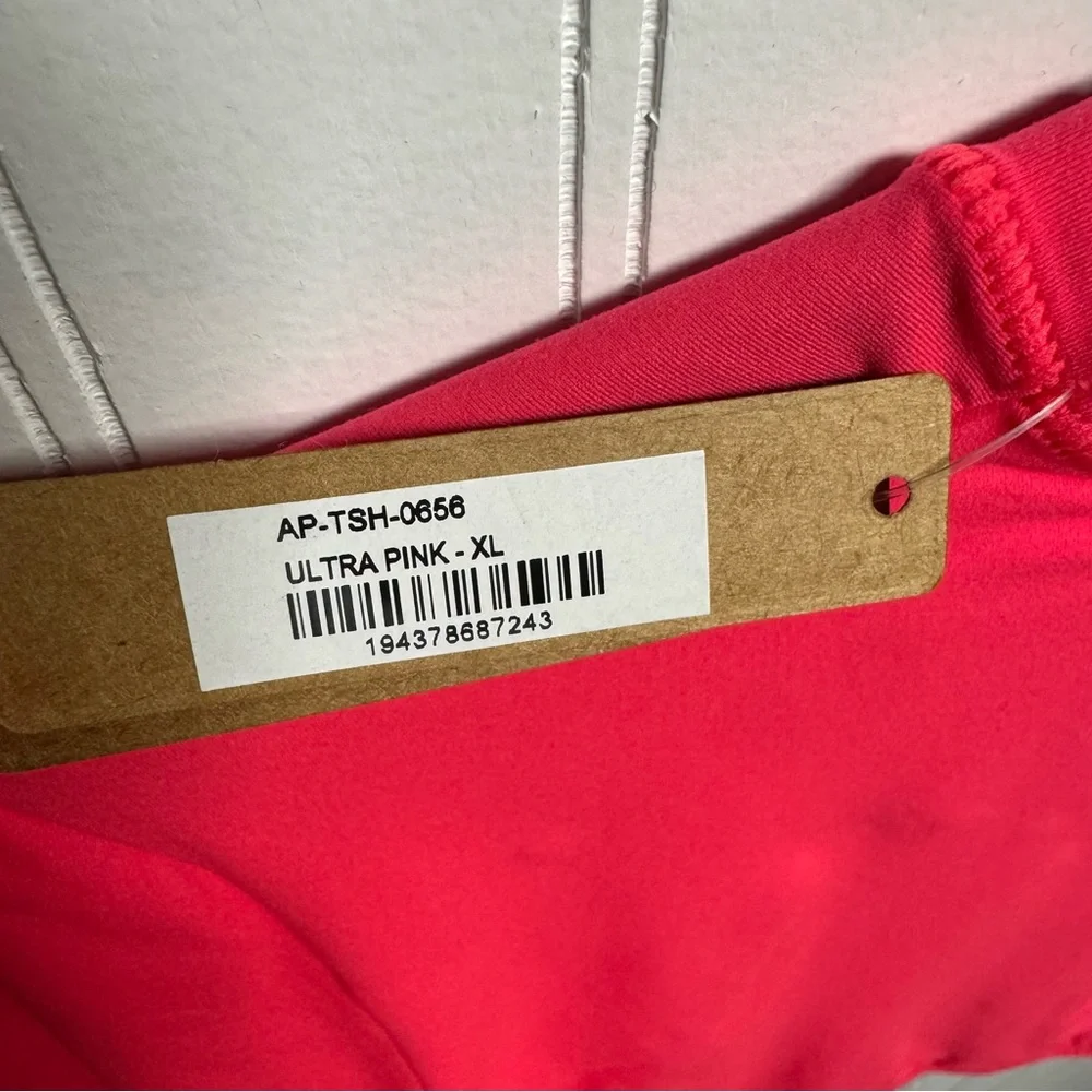 Skims Fits Everybody Super Cropped T-Shirt Ultra Pink XL - Picture 5 of 6